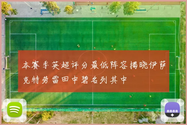 本赛季英超评分最低阵容揭晓伊萨克特劳雷田中碧名列其中