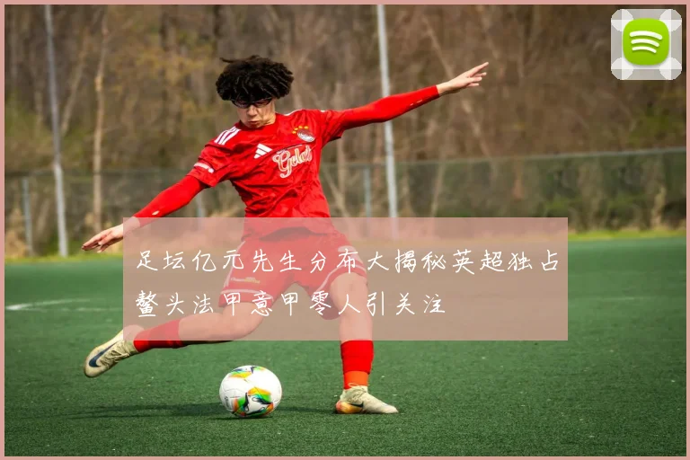 足坛亿元先生分布大揭秘英超独占鳌头法甲意甲零人引关注